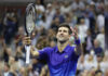 Novak Djokovic wins at US Open, moves five matches from Grand Slam | Tennis News